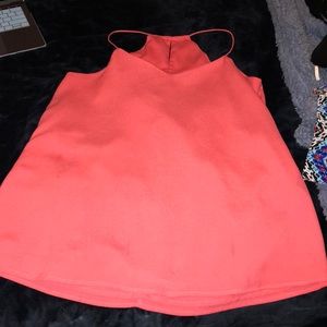 Pink coral tank top
